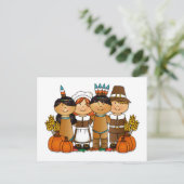 Erntedank Feiertagspostkarte (Stehend Vorderseite)