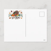 Erntedank Feiertagspostkarte (Rückseite)