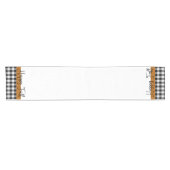 Erntedank, Feriendekoration, glücklicher Fall Kurzer Tischläufer (Horizontal)