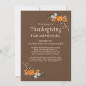 Erntedank Fest + Einladung der Stipendienkirche (Vorderseite)