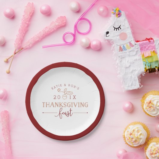 Erntedank Fest Pappteller (Party)