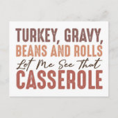 Erntedank Fest Postkarte (Vorderseite)