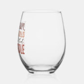 Erntedank Fest Weinglas Ohne Stiel (Links)