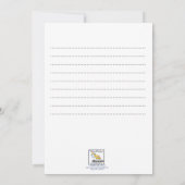 Erntedank Festmahlzeit Postkarte (Rückseite)