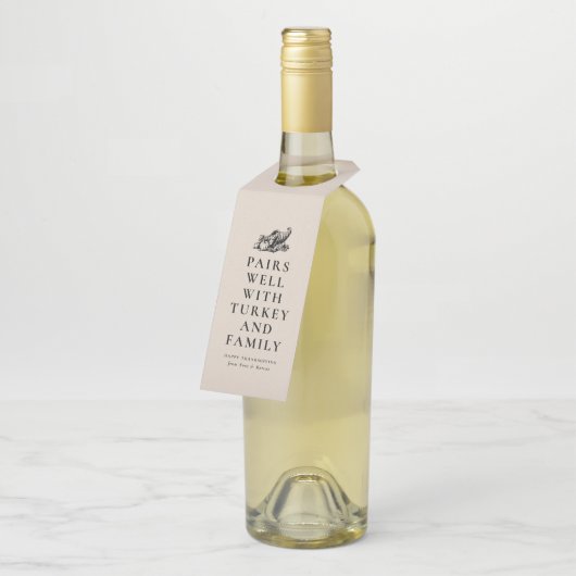 Erntedank Flaschenanhänger (Angewinkelt)