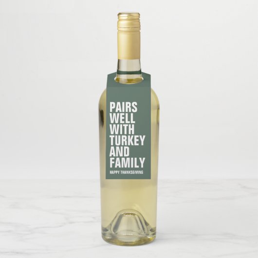 Erntedank Flaschenanhänger (Auf Flasche)