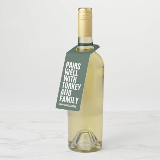 Erntedank Flaschenanhänger (Angewinkelt)