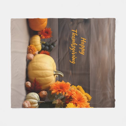 Erntedank Fleece Blanket (Vorderseite (Horizontal))