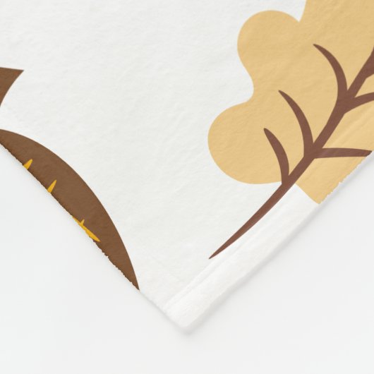 Erntedank Fleecedecke (Ecke)