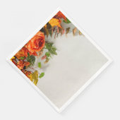 Erntedank Florals Paper Napkin Serviette (Ecke)