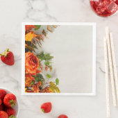 Erntedank Florals Paper Napkin Serviette (Beispiel)