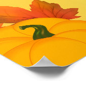 Erntedank Food Drive Wohltätigkeit Fundraiser Poster (Ecke)