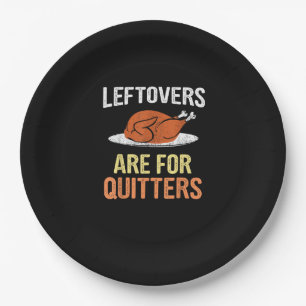Erntedank Food Funny Leftovers sind für Quittung Pappteller