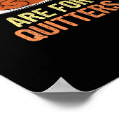 Erntedank Food Funny Leftovers sind für Quittung Poster (Ecke)