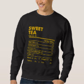Erntedank Food Sweet Tea Ernährung Fakten Sweatshirt (Vorderseite)