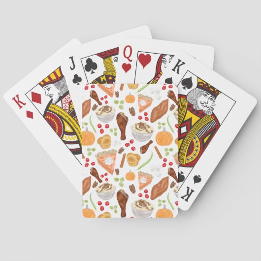 Erntedank Foods Playing Cards Spielkarten (Rückseite)