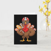 Erntedank Football Cool Fußball Türkei für Männer Karte (Gelbe Blume)