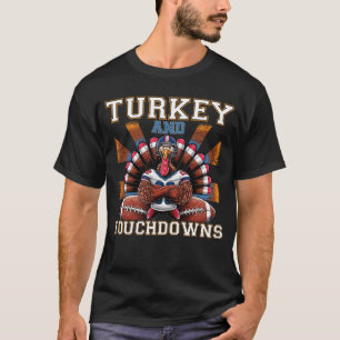 Erntedank Football Game Day Geschenke Männer Fraue T-Shirt
