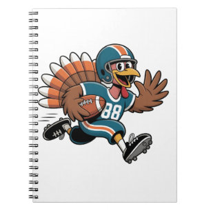 Erntedank Football Turkey Fantasy Football Notizblock