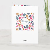 Erntedank-Foto aus Holzleaf Feiertagskarte (Rückseite)