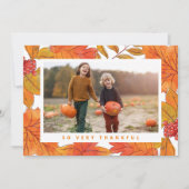 Erntedank Foto Einladung (Vorderseite)