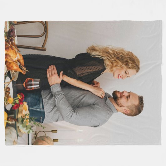 Erntedank Foto Fleecedecke (Vorderseite (Horizontal))