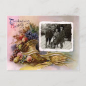 Erntedank Foto Grußkarten Postkarte (Vorderseite)