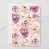 Erntedank Foto Pink Pumpkin Feiertagskarte (Rückseite)