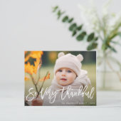 Erntedank-Foto Postkarte (Stehend Vorderseite)