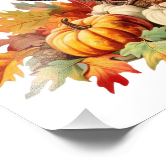 Erntedank Fotodruck (Ecke)