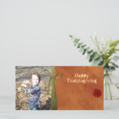 Erntedank-Fotokarte Feiertagskarte (Stehend Vorderseite)