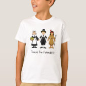 Erntedank Freundschaftskinder T-Shirt (Vorderseite)