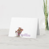 Erntedank ~ friedliche Königreich-Gruß-Karten Feiertagskarte (Rückseite)