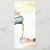 Erntedank Friendsgiving Dinner Menu Menükarte (Rückseite)