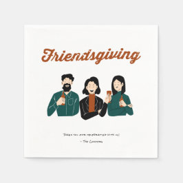 Erntedank Friendsgiving Friend Dinner Party Serviette