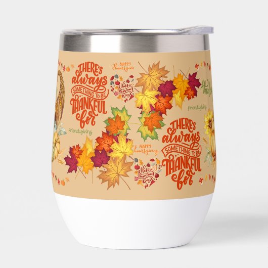 Erntedank Friendsgiving Herbst auf Beige | (Links)