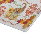 Erntedank Friendsgiving Herbst | Schneidebrett (Ecke)