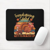 Erntedank Friendsgiving Squad wird gefangen Wo Mousepad (Mit Mouse)