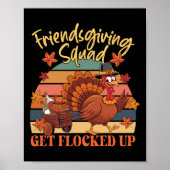 Erntedank Friendsgiving Squad wird gefangen Wo Poster (Vorne)