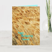 Erntedank Friendship Holiday Card Feiertagskarte (Vorderseite)