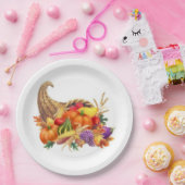 Erntedank-Fülle-Papier-Teller Pappteller (Party)