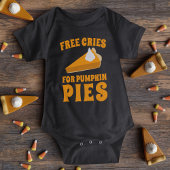 Erntedank Funny Pumpkin Pie Baby Bodysuit Baby Strampler