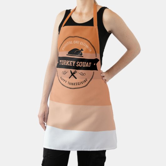 Erntedank Funny Türkei Personalisierte Schürze (InSitu)