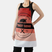 Erntedank Funny Turkey Squad Hipster Schürze (InSitu)