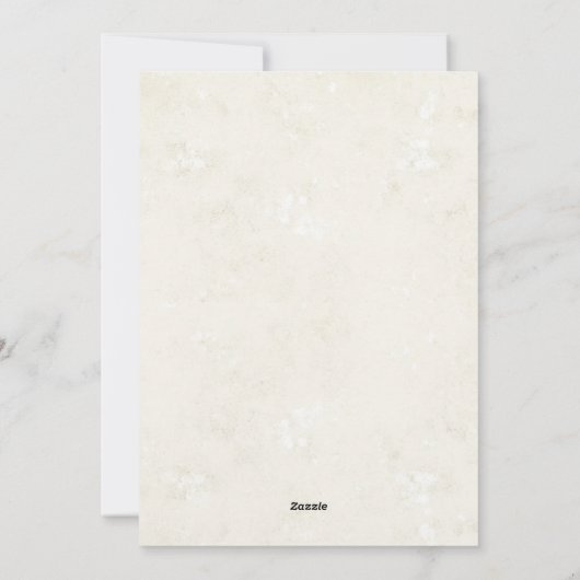 Erntedank für Blumensträuße Feiertagskarte (Rückseite)