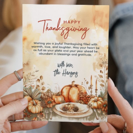 Erntedank für Blumensträuße Feiertagskarte