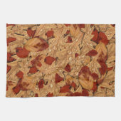 Erntedank für den feuchten Herbst Geschirrtuch (Horizontal)