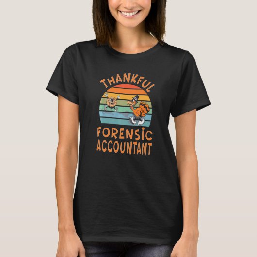Erntedank für forensische Buchhalter T-Shirt (Vorderseite)