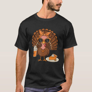 Erntedank für Frauen Türkei Kaffee trinken T-Shirt