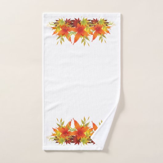 Erntedank für Herbstausgänge Badhandtuch Set (Handtuch)